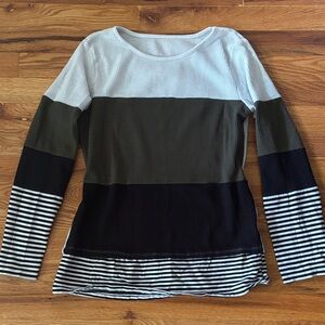 Colorblock Long Sleeve Top